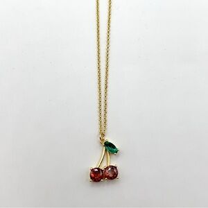 KS861-Kate Spade cherry necklace